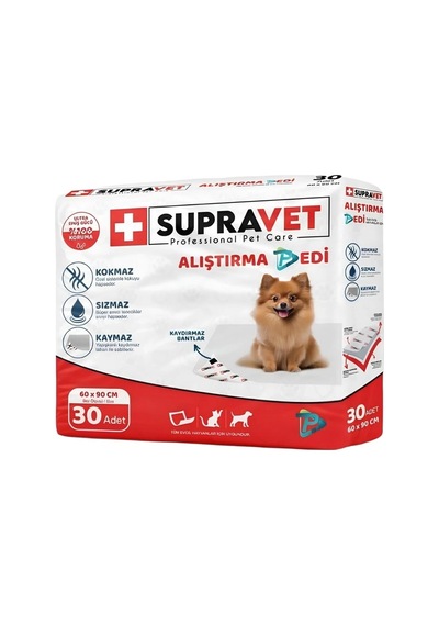 Köpek Çiş Eğitim Pedi 60x90 Cm 30'lu