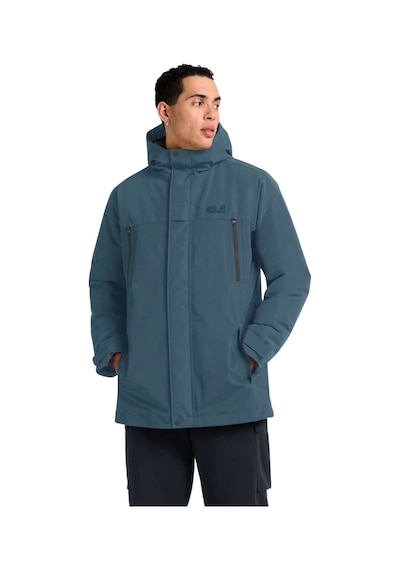 Jack Wolfskın Jack Wolfskin Glacier Shield Erkek Mavi Outdoor Ceketi C0539 İndigo