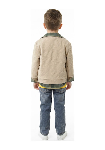 Xo Kids Erkek Çocuk 3lu Alt Üst Takım 1-5 Yaş 2650 Bej