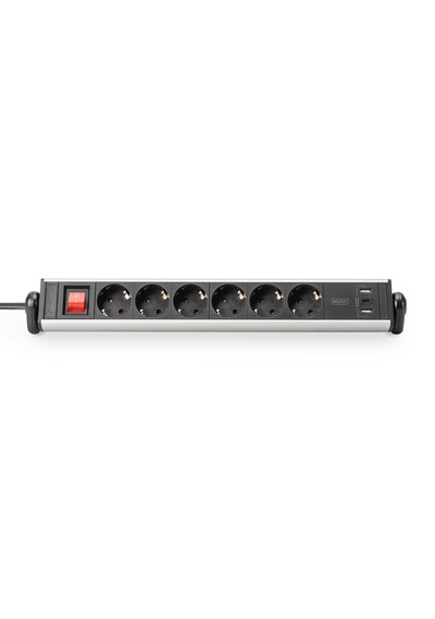Ofis İçin 6 Prizli Çoklu Priz, 3 Adet Usb 2xusb-a +1xusb A