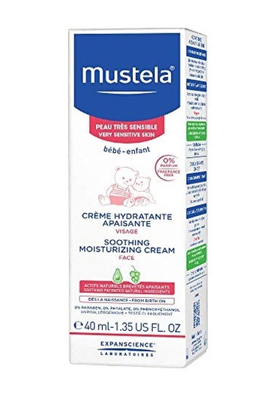 Mustela Mustela Çok Hassas Ciltler İçin Rahatlatıcı Yüz Kremi 40 Ml 1 Paket