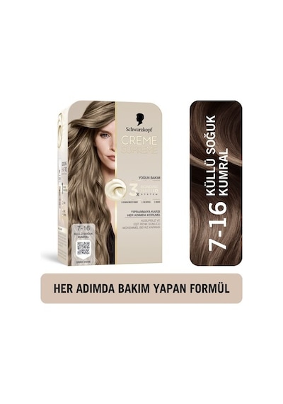 Yoğun Bakım Full Kit, 7-16 Küllü Soğuk Kumral Saç İçin