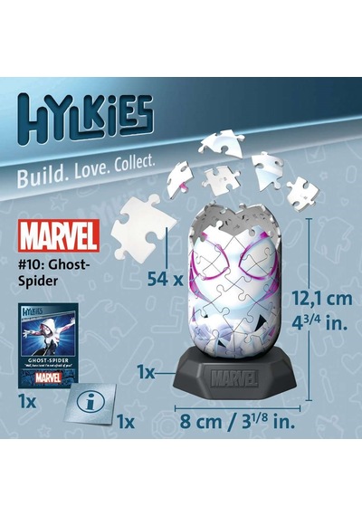 Hylkies Marvel - Ghost Spider 54 Parça Puzzle - No:10 - Ravensburger