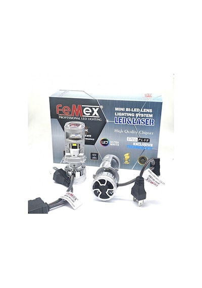 Femex Pro H4 Mini Bi-led 50w Kendinden Mercekli