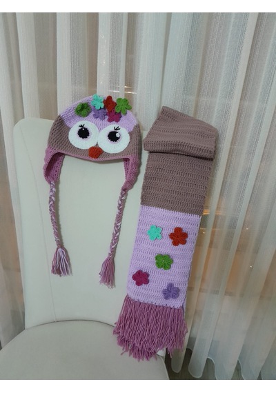 Çocuk Atkı-bere Açık Pembe