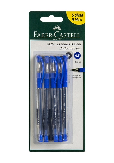 Faber Castell 2renk Tükenmez Kalem 10lu - 8 Adet Tarı
