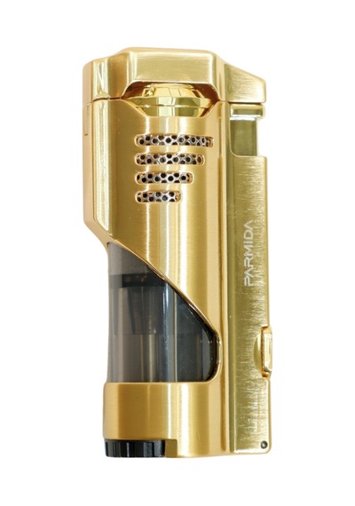 Parmida 3 Torch Pürmüz Delicili Gold Metal Puro Çakmağı - Tr9484