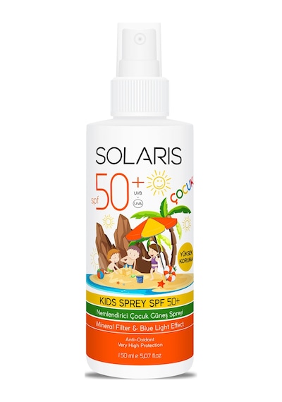Solaris SPF50+ Yüksek Koruma Çocuk Güneş Kremi Sprey 150 ML