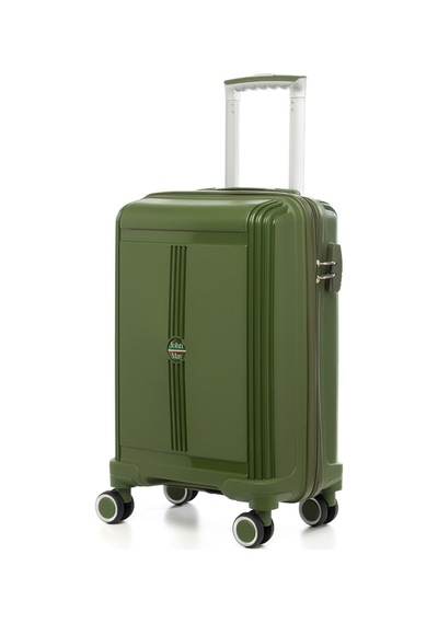 Unisex Jmy8101.05 John May Silikon Valiz Küçük Boy 57x35x25cm Haki Haki