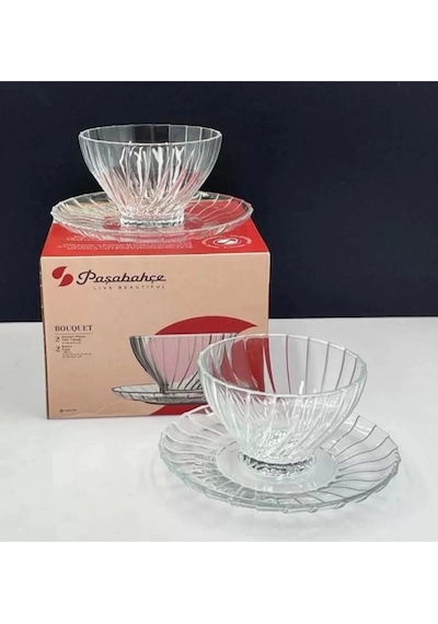 Paşabahçe 950110 Bauquet Tabak Ve Kase 2 Li Şeffaf