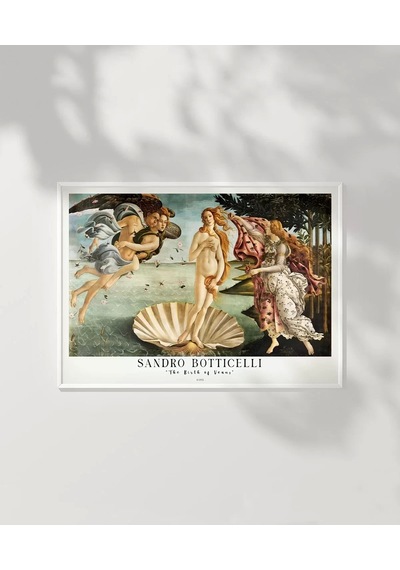 Çerçevesiz Poster Sandro Botticelli Venüs'ün Doğuşu 2