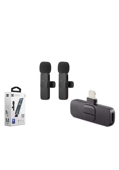 Hadron Hdx2784 Çift Mikrofonlu Lightning Uyumlu Wireless Yaka Mik