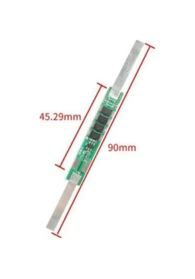 BMS Li-on 18650 Pil Koruma Kartı - 1S 3.7V 6A - 4MOS