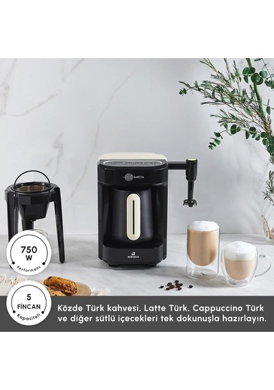 Hatır Barista Türk Kahve Makinesi Krem Çok Renkli