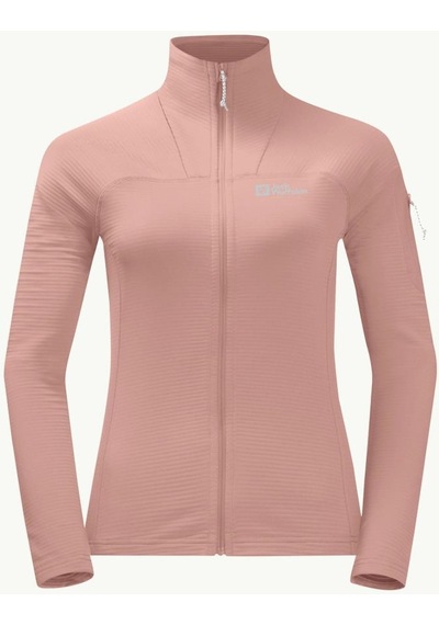 Jack Wolfskin 1710981 2919 Prelight Fz W Rose Dawn Kadın Polar 001