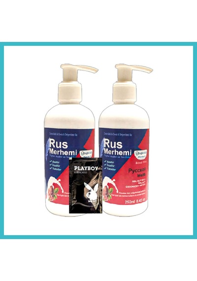 Bezos Playboy Tüylere Krem2 Adet X 250 Ml Ceviz Sütlü & Cevizli Rus Merhemi + Yanında Jel Dfnbez