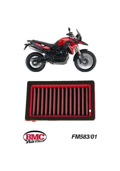 Bmc Fm583/01 Bmw F 650 Gs / 700 Gs 2008-2017, F 800 Gs / Adventure / R / Gt 2008-2019 Kutu İçi Performans Hava Filtresi