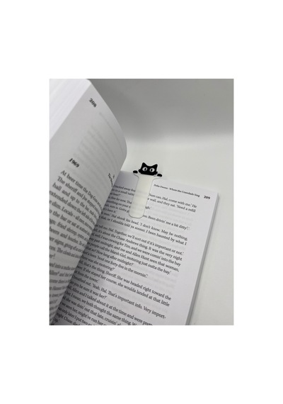 Sevimli Siyah Kedi Kitap Ayracı Şirin Ve Eğlenceli Okuma Hediyesi Siyah Kedi - 787364203