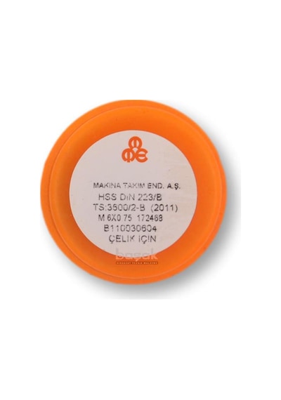 Mte M6 X 0.75 Pafta İnce Vidalı Hss Dın 223/b