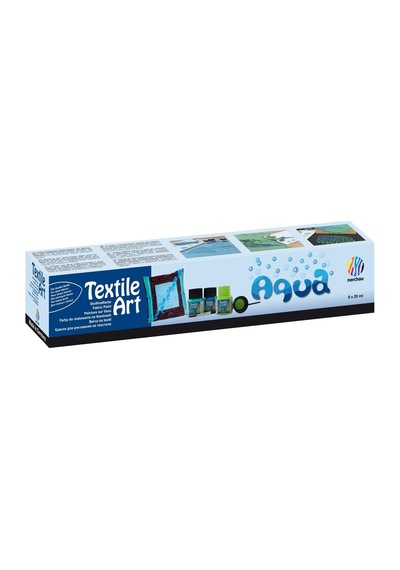 Nerchau Textile Art Kumaş Boyası Seti Aqua 6x20ml Genel
