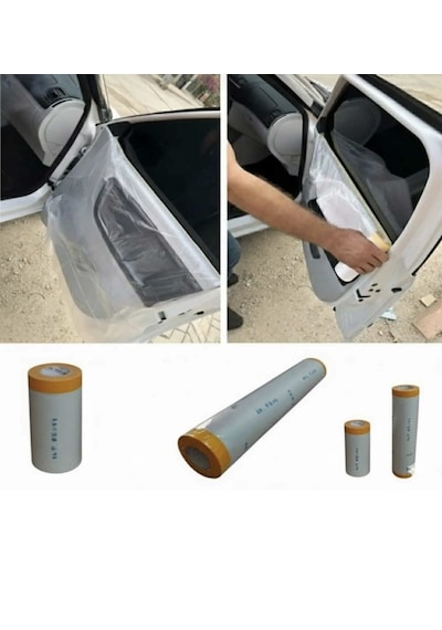 Point Point Araç Cam Filmi Montaj Poşeti Kapı Koruma Örtüsü Naylon 180x30 Metre 1 Adet
