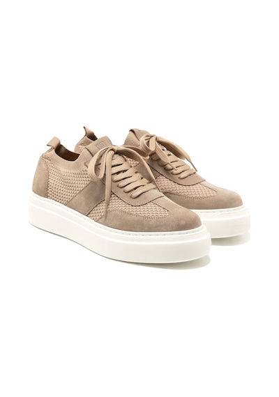 Grey Sneaker Günlük Erkek 23954 Huds Triko Logolu Gri