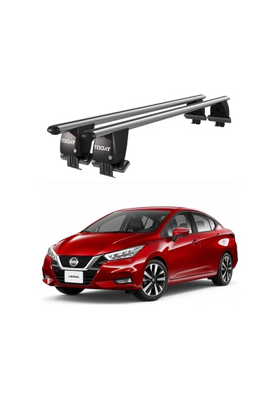 Royal Nissan Note / Versa 2013 Ve Sonrası Uyumlu Gri Kilitli Ara Atkı Port Bagaj Tavan Barı