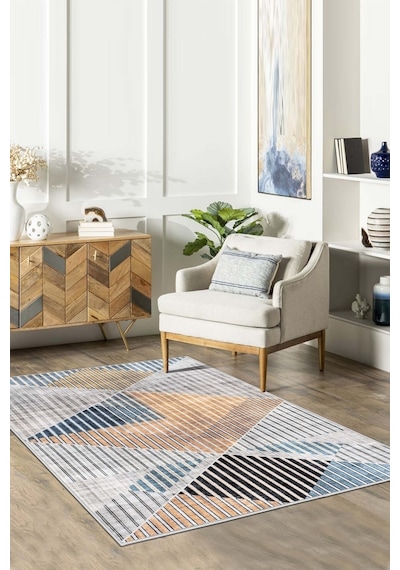 West Home Dijital Baskı Yıkanabilir Kaymaz Taban Mutfak Halısı Salon Halısı Ve Yolluk Wh 535 Multy