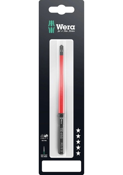 Wera Kraftform Kompakt Vde 65 İs Pz/s 2x157 Mm Tıe Sb