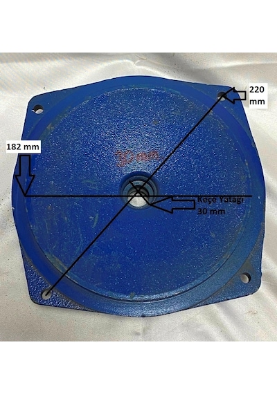 Santrifüj Pompa Arka Gövdesi-Salyangoz Tip-Ara Parça-1.5Hp-Yedek