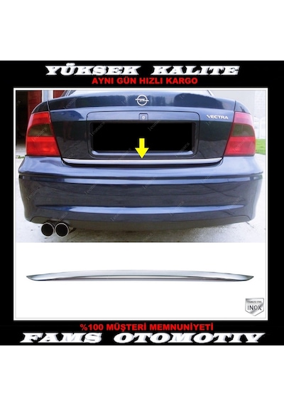 Opel Vectra B Krom Bagaj Alt Çıta 1995-2003 Arası P.Çelik