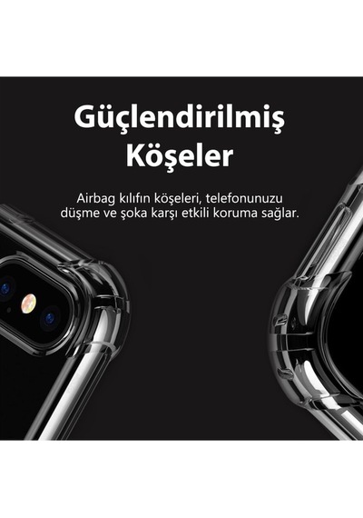 Samsung Uyumlu Galaxy S20 Fe Kılıf Antishock Darbe Emici Şeffaf Silikon