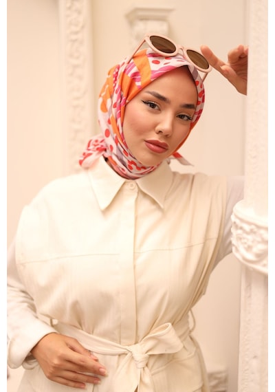 Silk Home Olinda Eşarp 48003-28 Nar Çiçeği