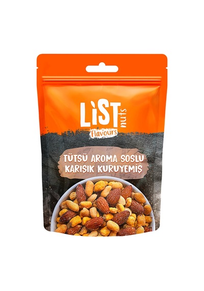 5 Adet List Flavours Tütsü Aromalı Soslu Karışık Kuruyemiş 150 G