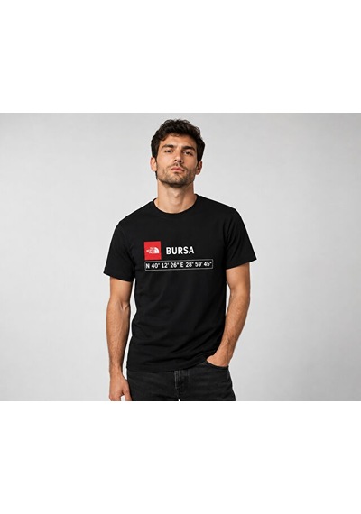 The North Face M S/s Gps Tee Erkek Outdoor Tişörtünf0a8kmhjk31siyah Siyah
