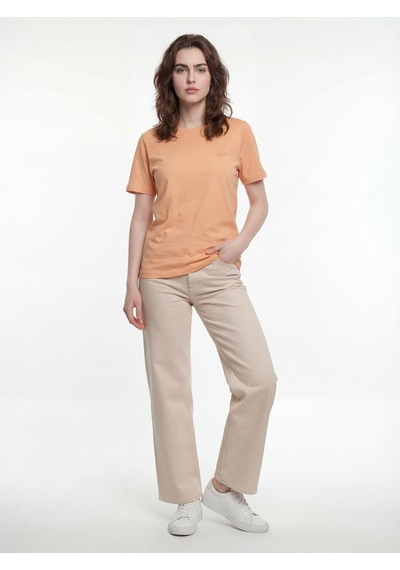 Kadın T-shirt Lf2042252 Lıght Peach Light Peach Kadın T-shirt Lf2042252 Lıght Peach Light Peach