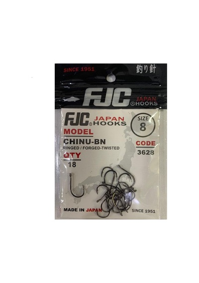 Fjc 3628 No:8 Chinu Black Nikel Olta İğnesi 18 Adet