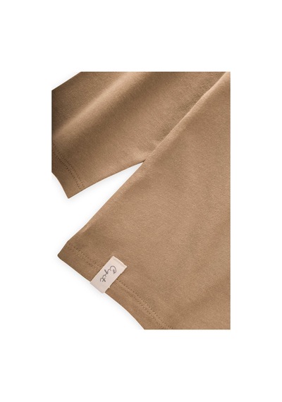 Cigit Mevsimlik Basic T-shırt 2-10 Yaş Camel Camel