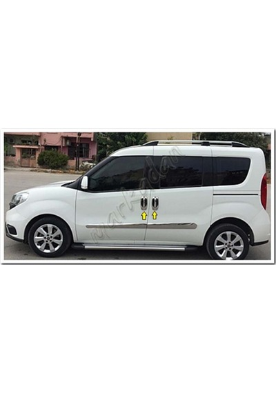 Db Chrome Fiat Doblo Kapı Kolu Nikelajı 2010 Sonrası 4 Kapı 8 Par