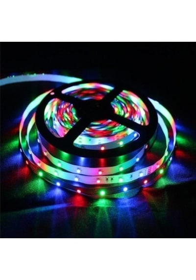 3528 Tek Çipli Silikonlu Kumandasız Rgb Şerit Led | 5 Metre |