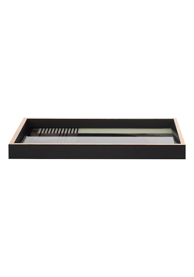 Mudo Home Terra Dekoratif Tepsi 25x40 Cm Kahverengi