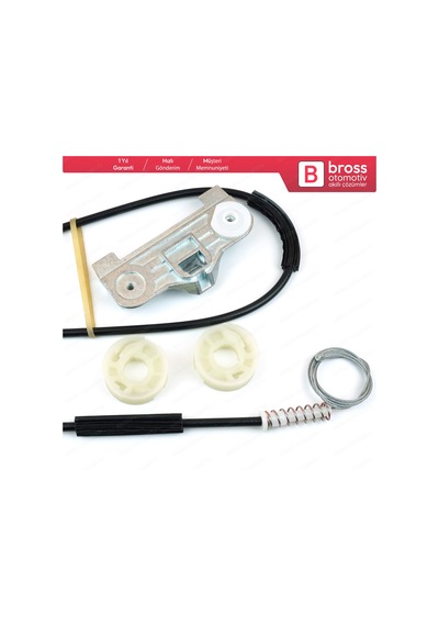 BMW 5 E39 1996-03/1999 4/5 Kapı İçin Arka Sol Cam Kriko Tamir  Set