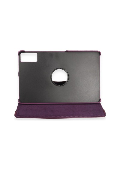 Pad 10 12.1 Kılıf 360 Tablet Deri Kılıf - Mürdüm Arka Kapak