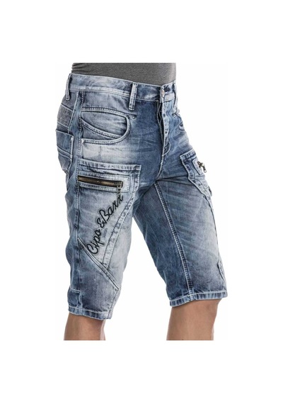 Cipo & Baxx Ck101 Erkek Denim Kapri 001