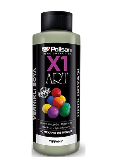 Polisan X1 Art Vernikli Hobi Boyası Tifany 120 ML