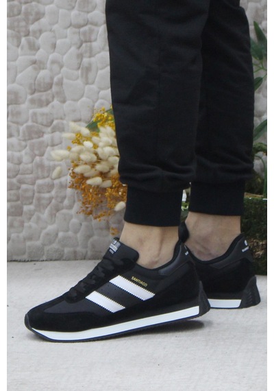 Hammer Jack 101 24985 Siyah Beyaz Erkek Sneaker Ayakkabı 001