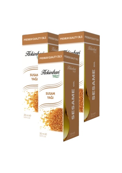 Hekimhan Bitkisel Susam Yağı 3 x 20 ML