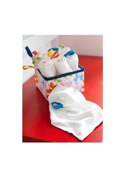 Ikea Krama Bebek El Havlusu, Beyaz, 30x30 Cm, 10 Adet