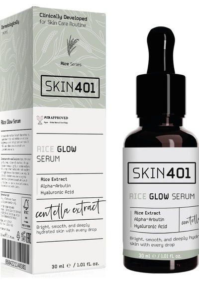 Skin401 Pirinç Özlü Aydınlatıcı Ve Parlaklık Etkili Serum 30ml