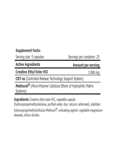 Amix Cee Creatine Ethyl Ester 125cps